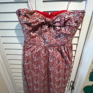Jcrew Liberty of London Tie Dress